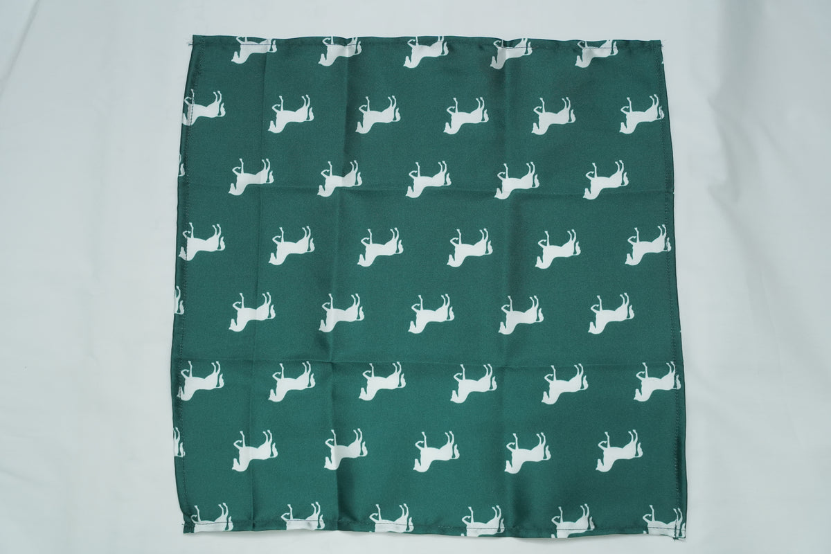 Emerald Horse Pocket Square