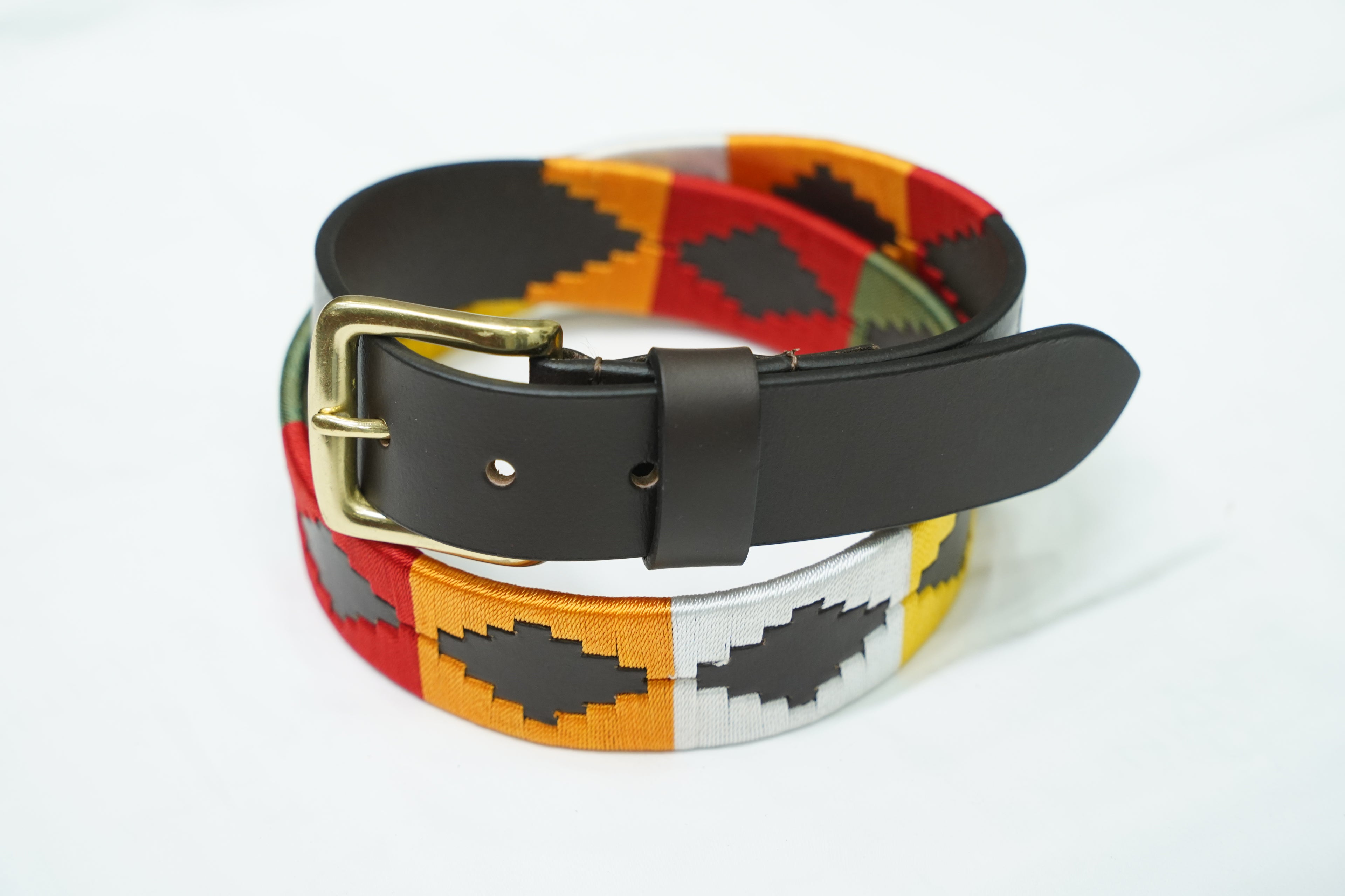 Heritage Multicolor Leather Belt