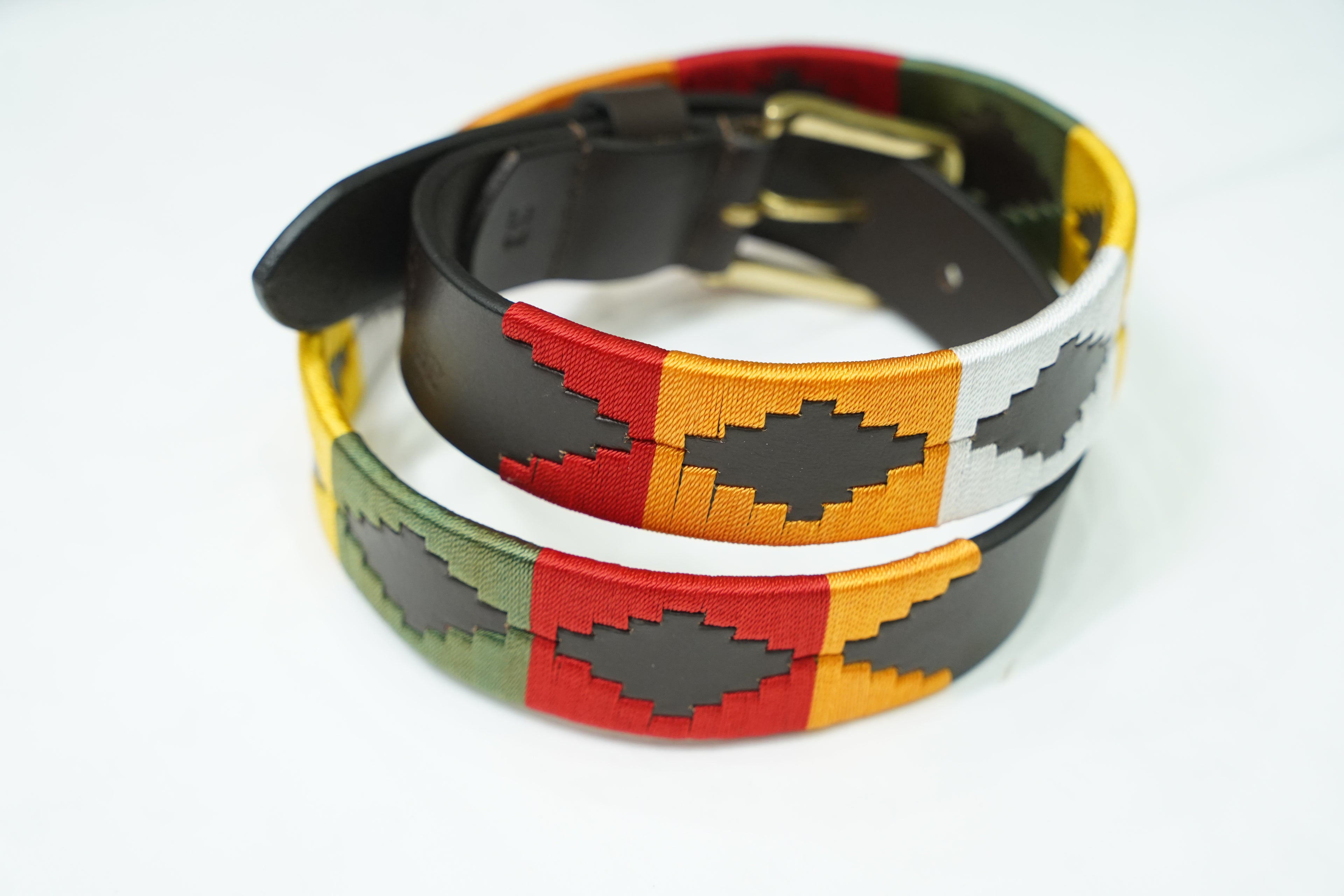 Heritage Multicolor Leather Belt
