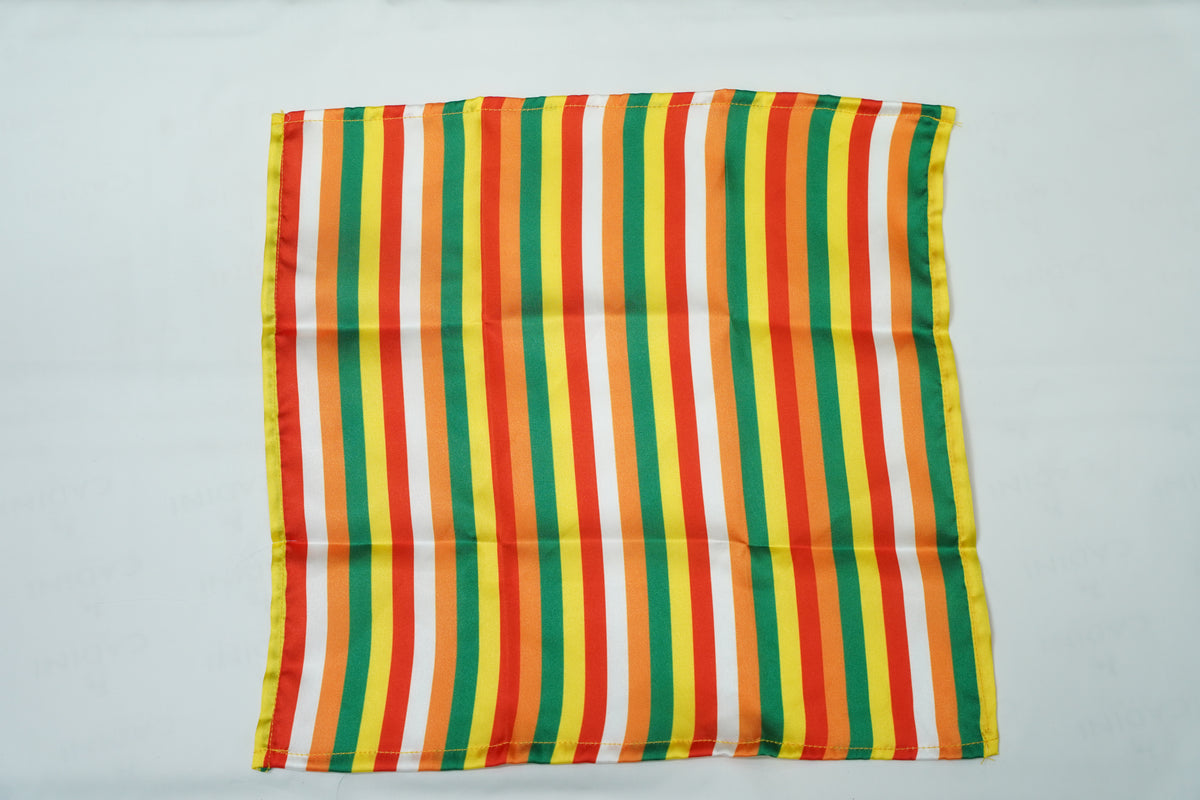 Multicolor Stripe Pocket Square