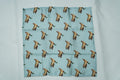Sky Blue Flying Bird Pocket Square