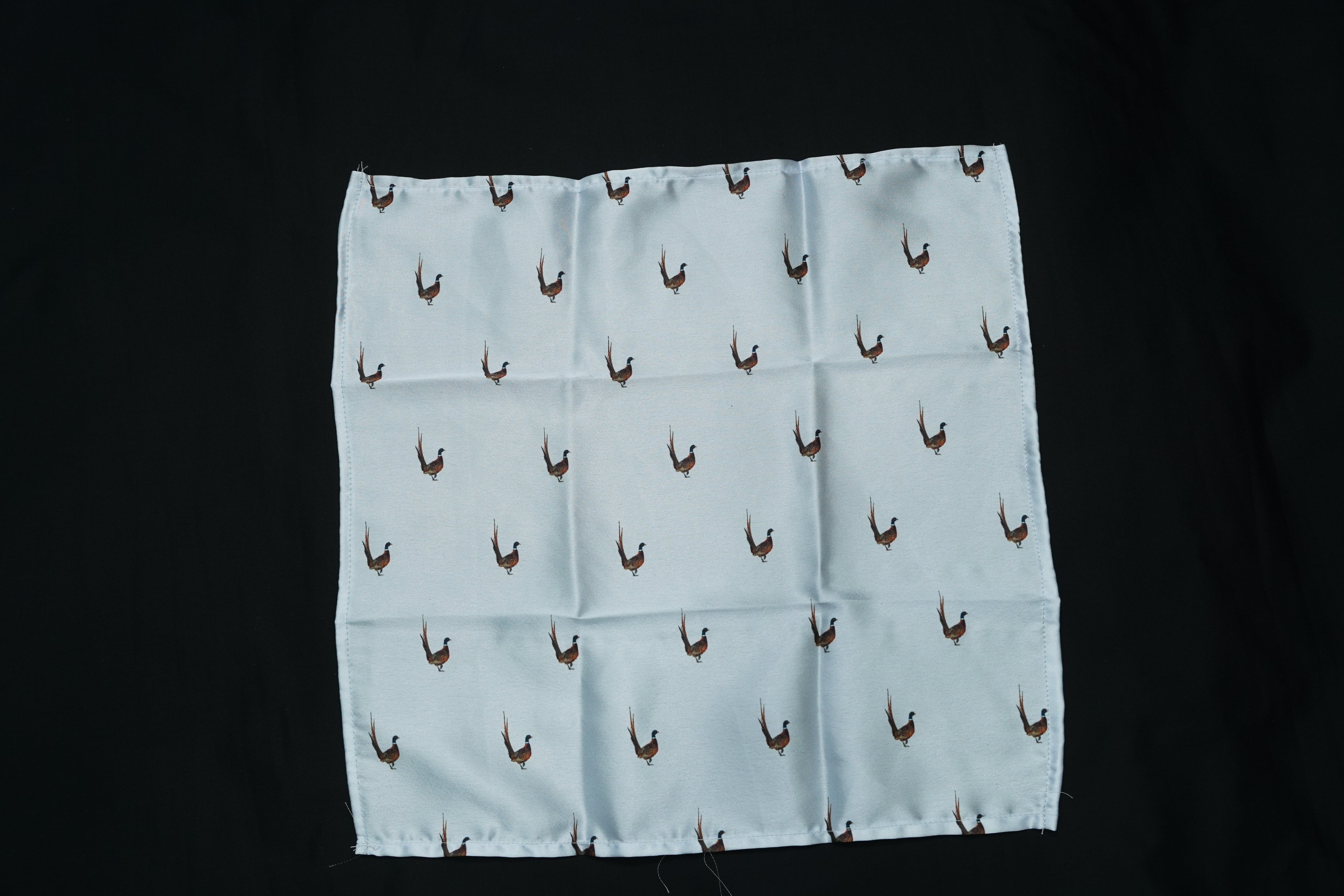 White Bird Pocket Square