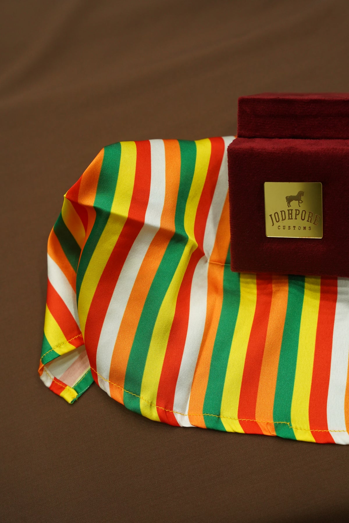 Multicolor Stripe Pocket Square