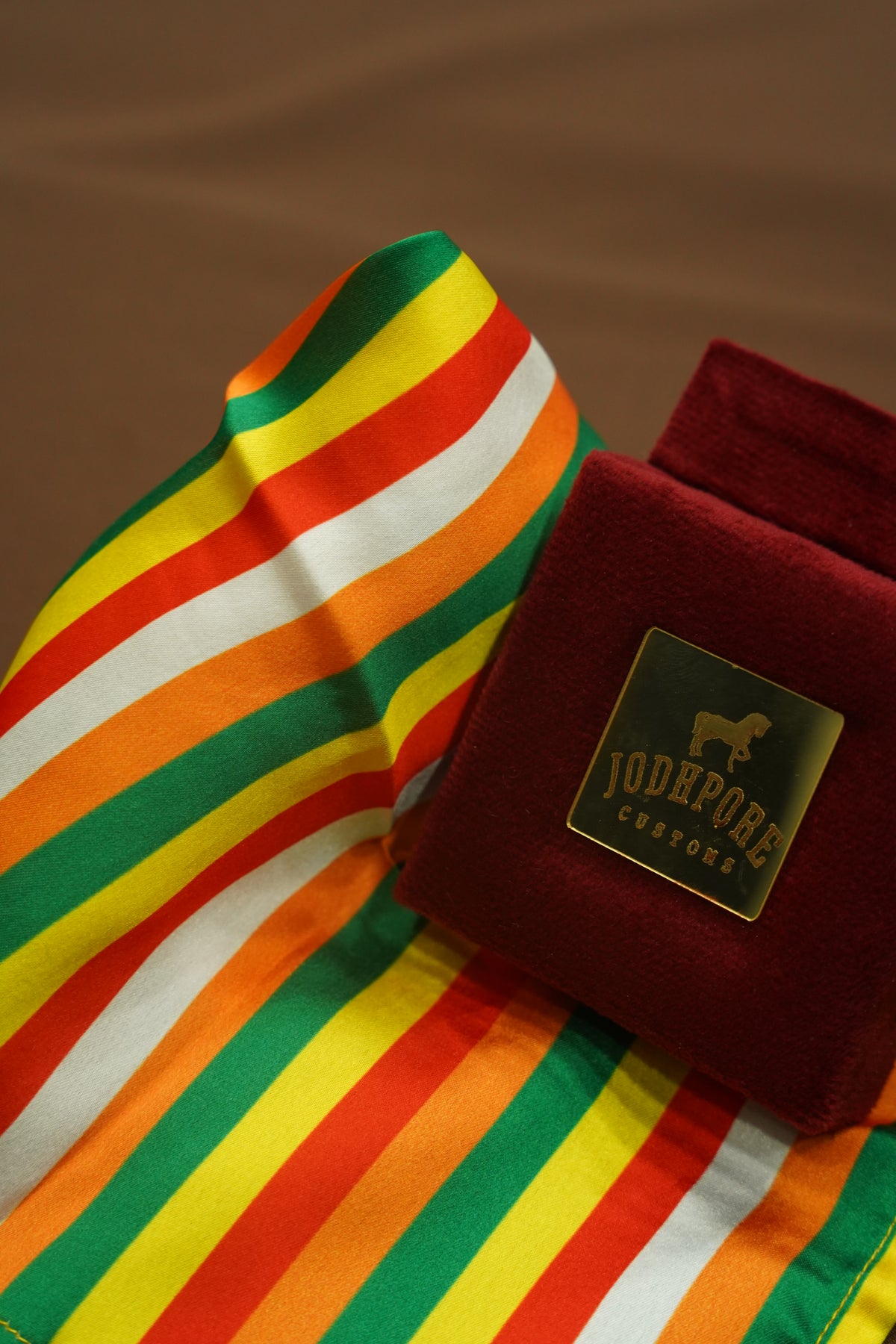 Multicolor Stripe Pocket Square