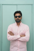 White Pink Stripe Shirt