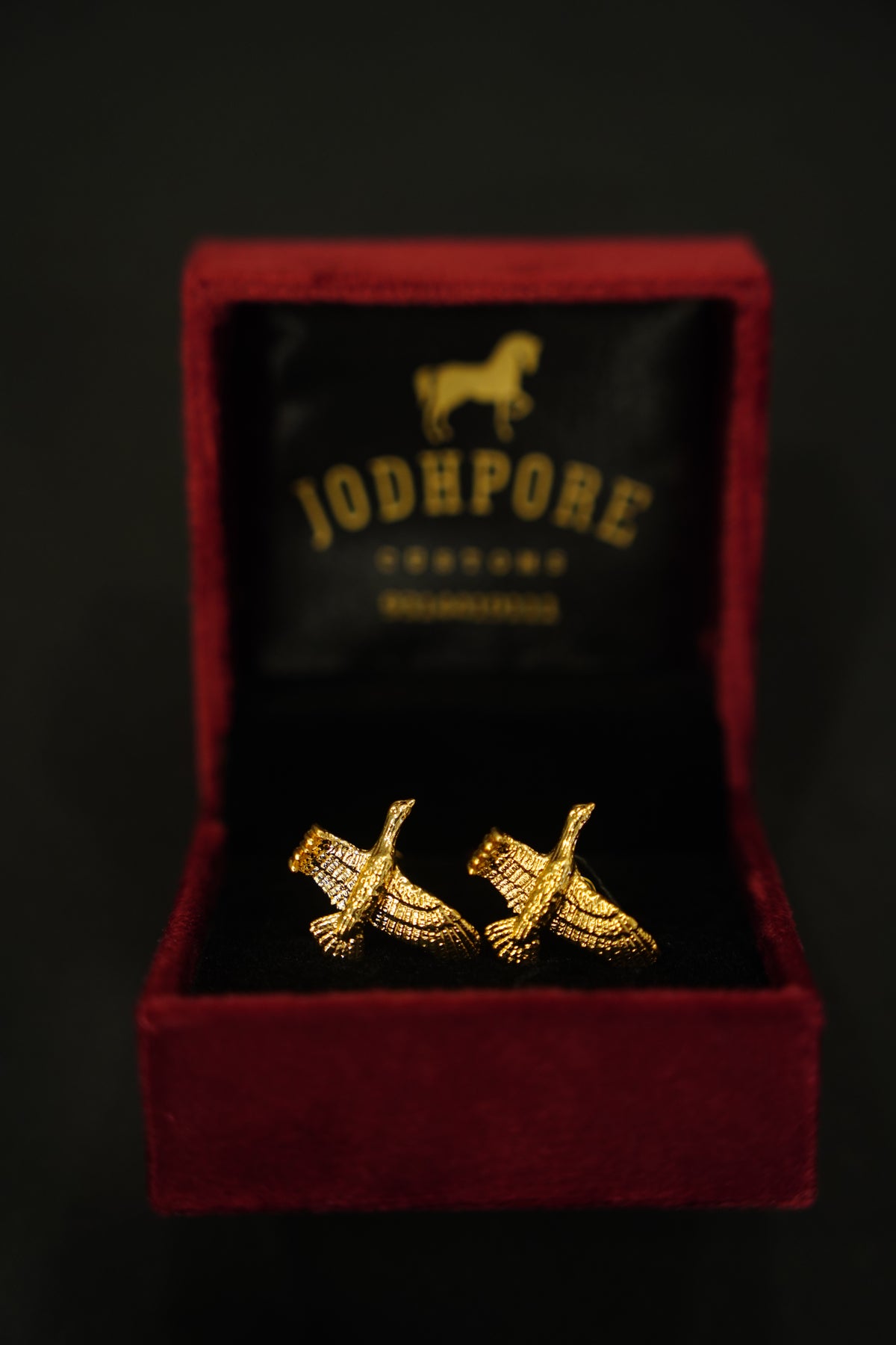 Gold BIrd Cufflinks