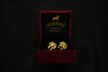 Gold Horse Head Cufflinks