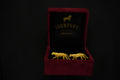 Gold Leopard Cufflinks
