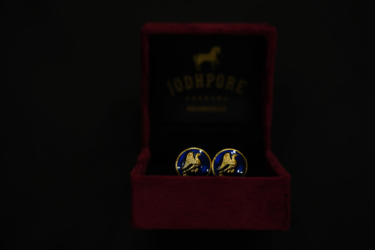 Royal Blue Eagle Cufflinks