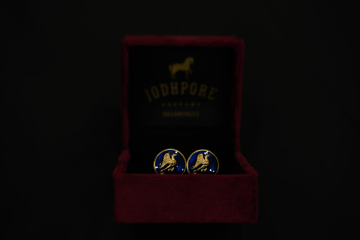 Royal Blue Eagle Cufflinks