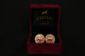 Rose Pink Horse Cufflinks