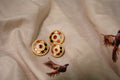 Multicolour Floral Enamel Button
