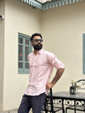 Light Pink Plain Shirt