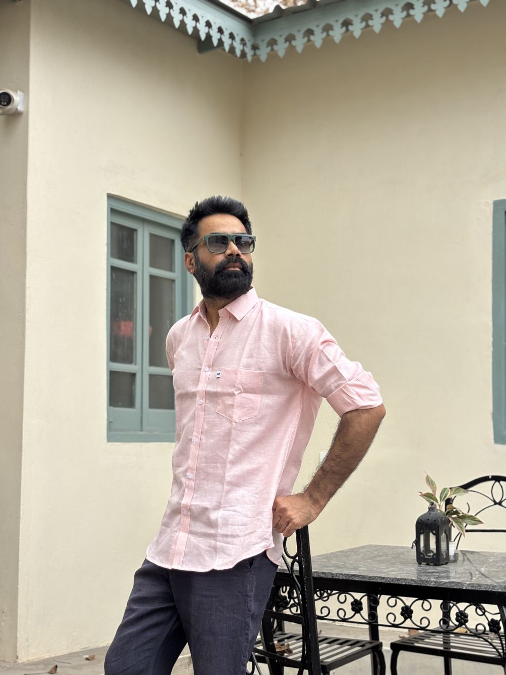 Light Pink Plain Shirt