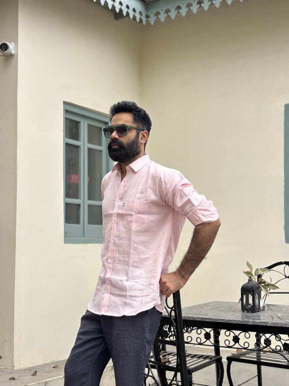 Light Pink Plain Shirt