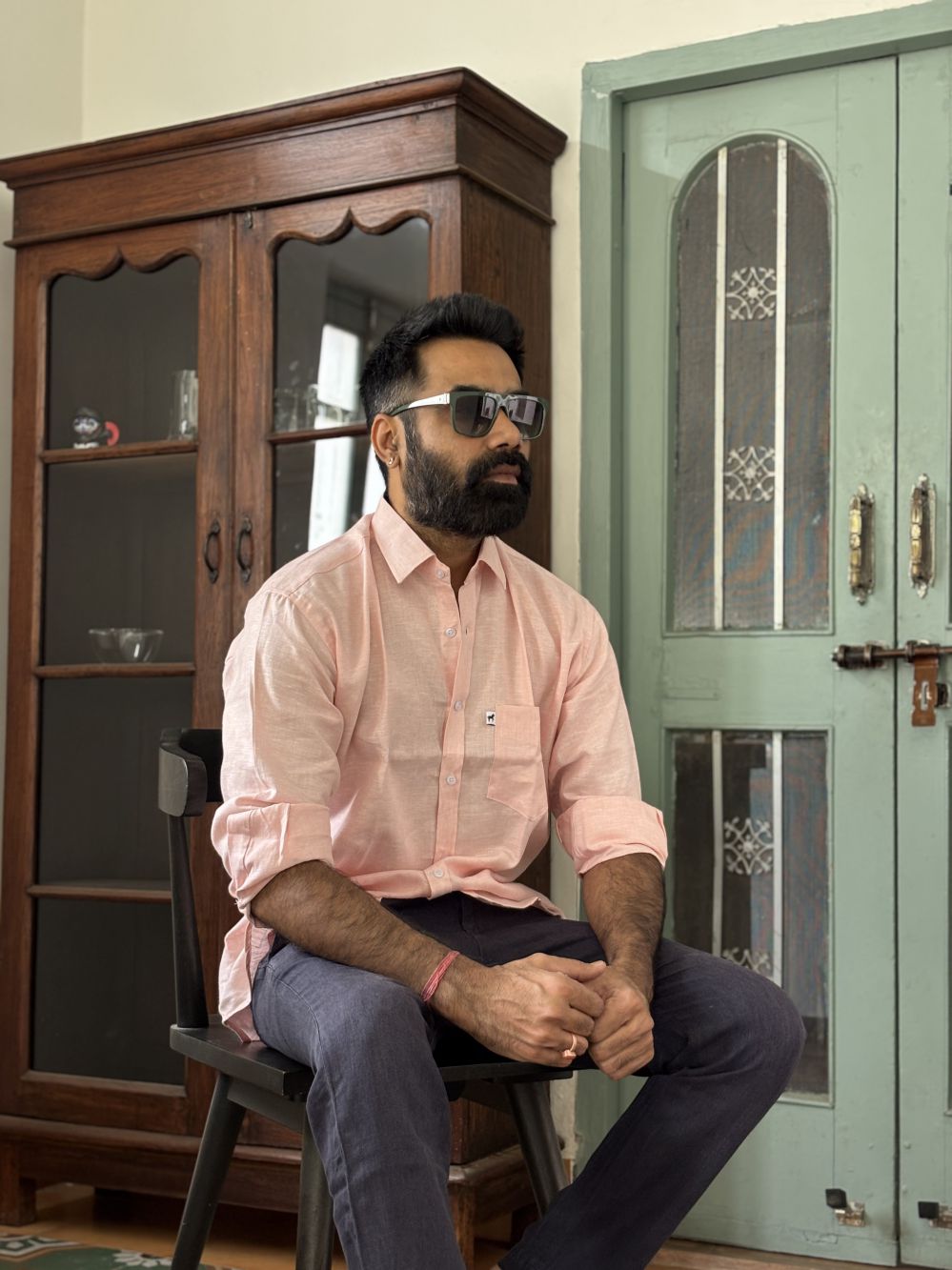 Light Pink Plain Shirt