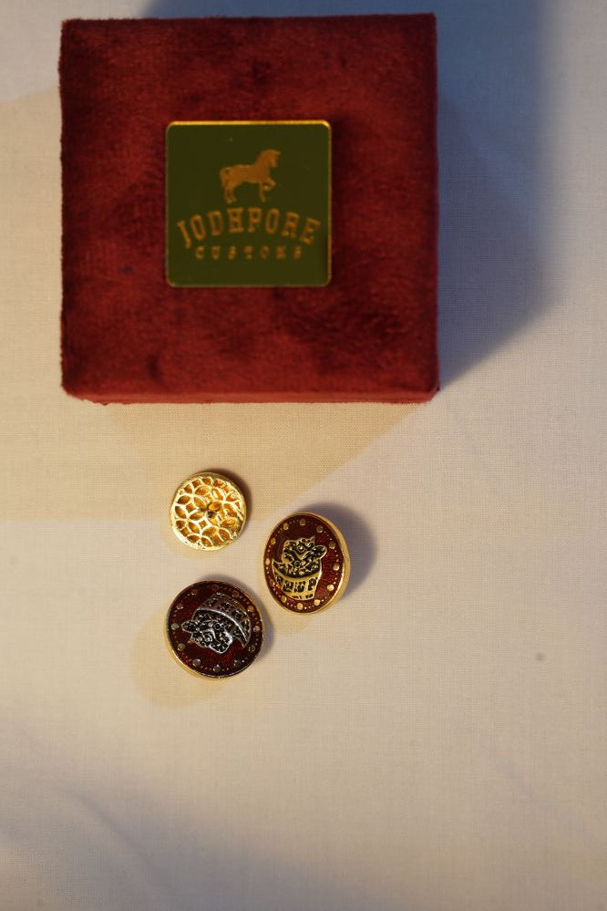 Maharaja Crest Button