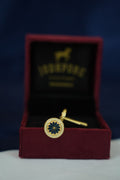 Midnight Blue Floral Cufflinks