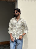 White Printed Shirt